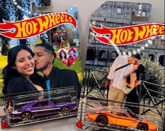 Personalized Hot Wheels Display | Custom Photo Car Packaging | 1:64 Scale Collector Car