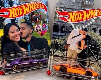 Personalized HotWheel Display | Custom Photo Packaging | 1:64 Scale Collector Car