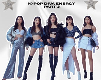 K-Pop Idols Sticker Pack – Trendy Korean Kpop Inspiration for Decor, Fan Collection, Ideal Gift for Pop Idol Fans
