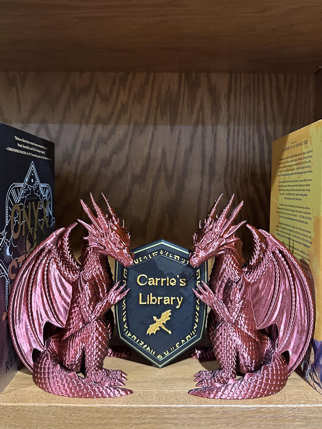 Rpg Library Sign Personalized Library Sign With Dragons - Etsy