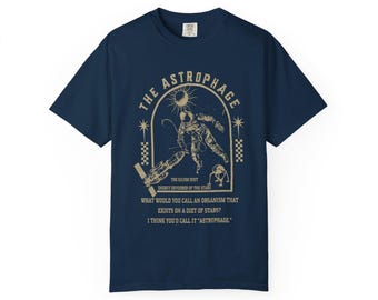 Camiseta con ilustración de alienígena astrófago / Camiseta de terror espacial de ciencia ficción