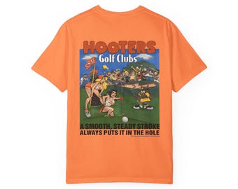 Camiseta de Hooters Golf Clubs / Camiseta con póster vintage de golfistas pin-up