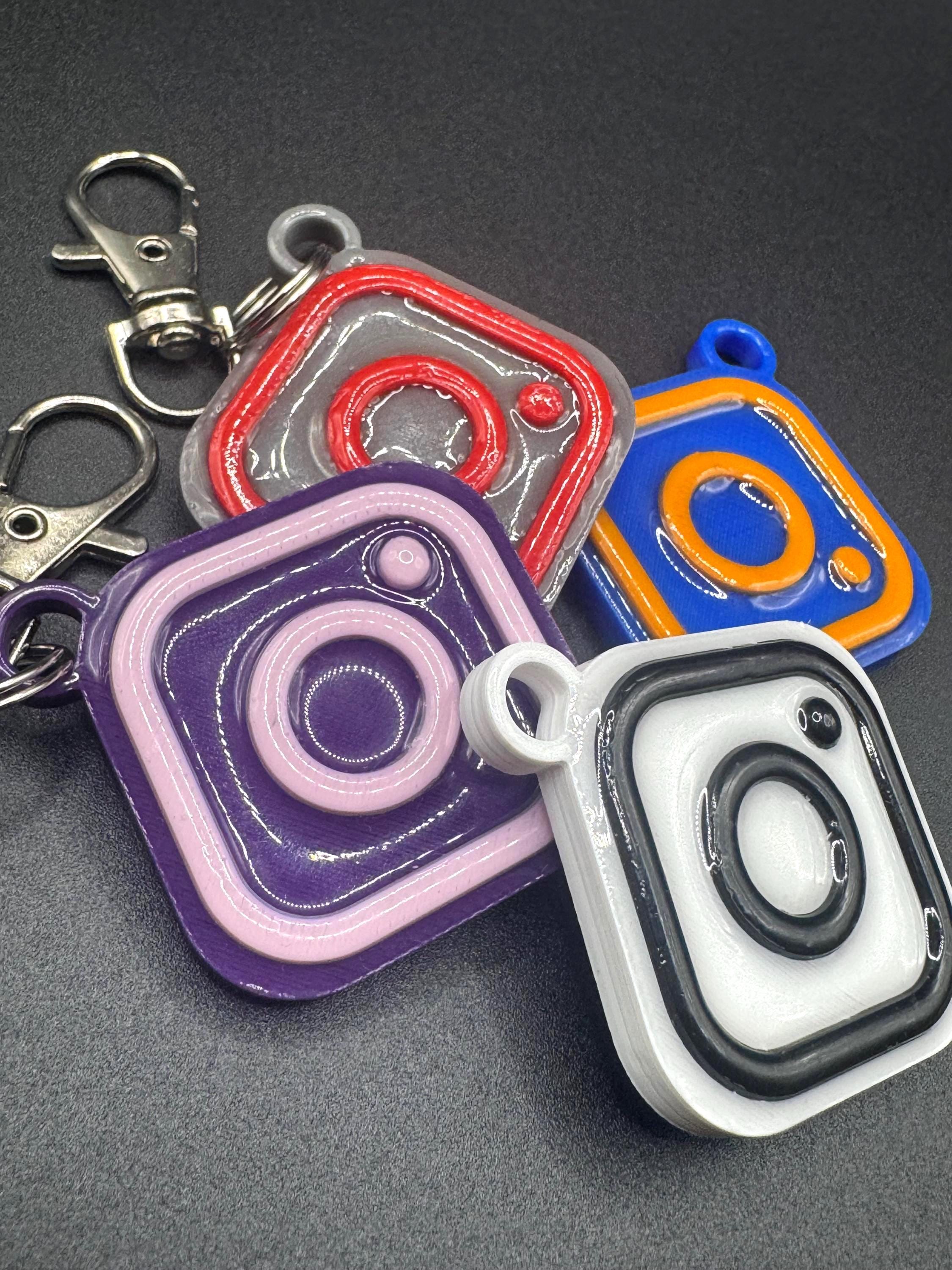 Making Nfc Keychains Custom Instagram NFC Keychain – Personalized Tap-to-share With Glossy ...