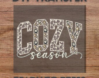 Camo Cozy Season DTF Transfer, Ready to Press Duck Hunting Trendy Heat Transfer