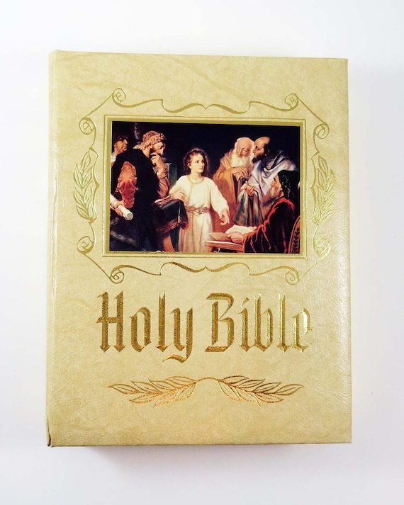 1988 KJV Holy Bible: Master Reference Edition, Gilt Gold Pages