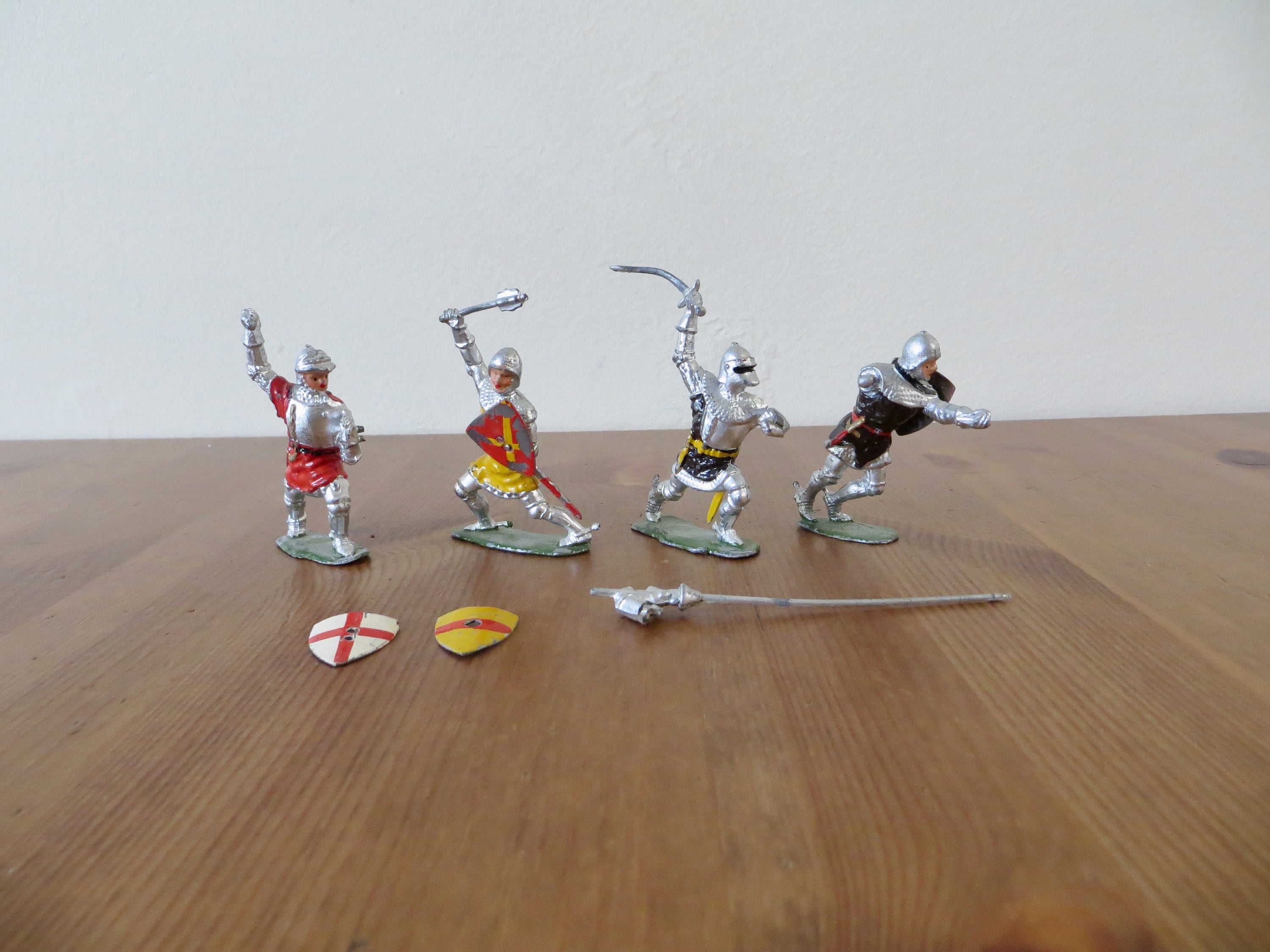 Knight: Noble Warrior of England イギリス希少本 Ebros Pewter English Knight Statue 4