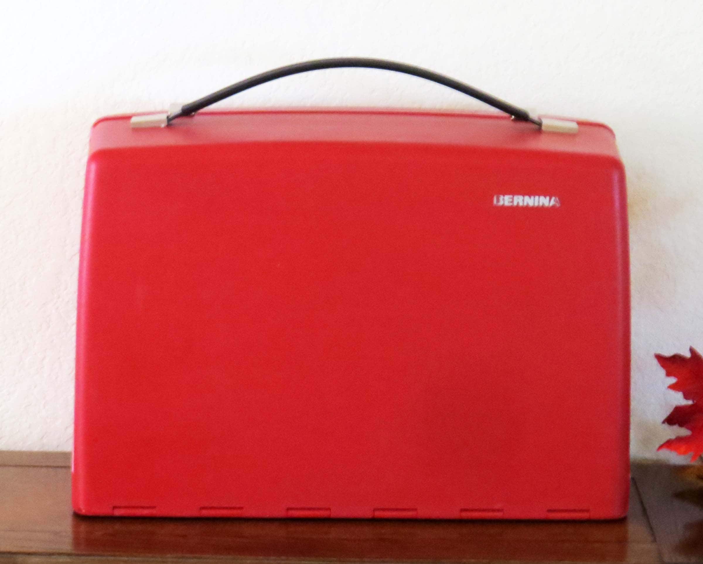 Vintage BERNINA RED CARRYING Case for Sewing Machine 830 Etsy
