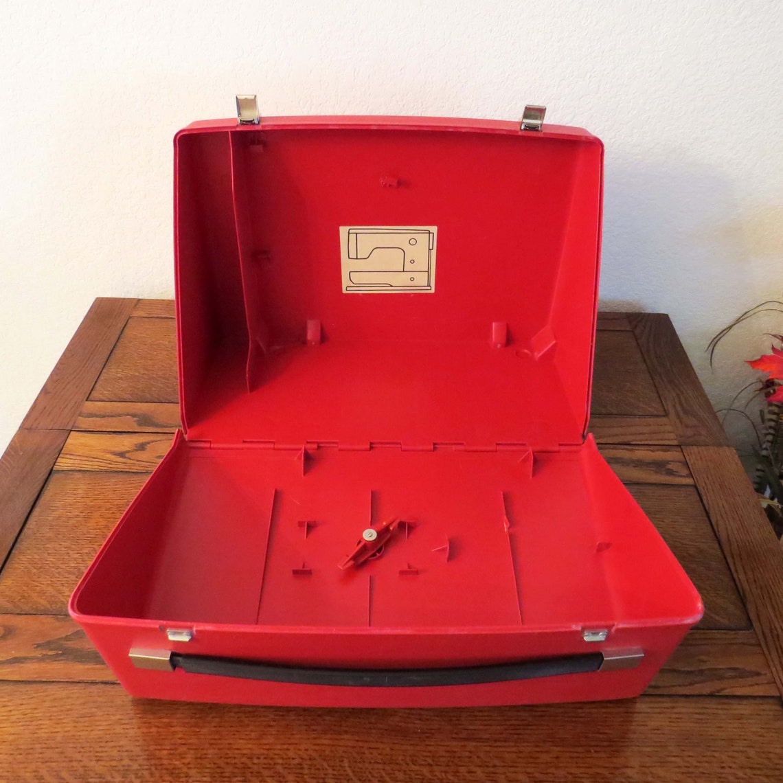 Vintage BERNINA RED CARRYING Case for Sewing Machine 830 Etsy