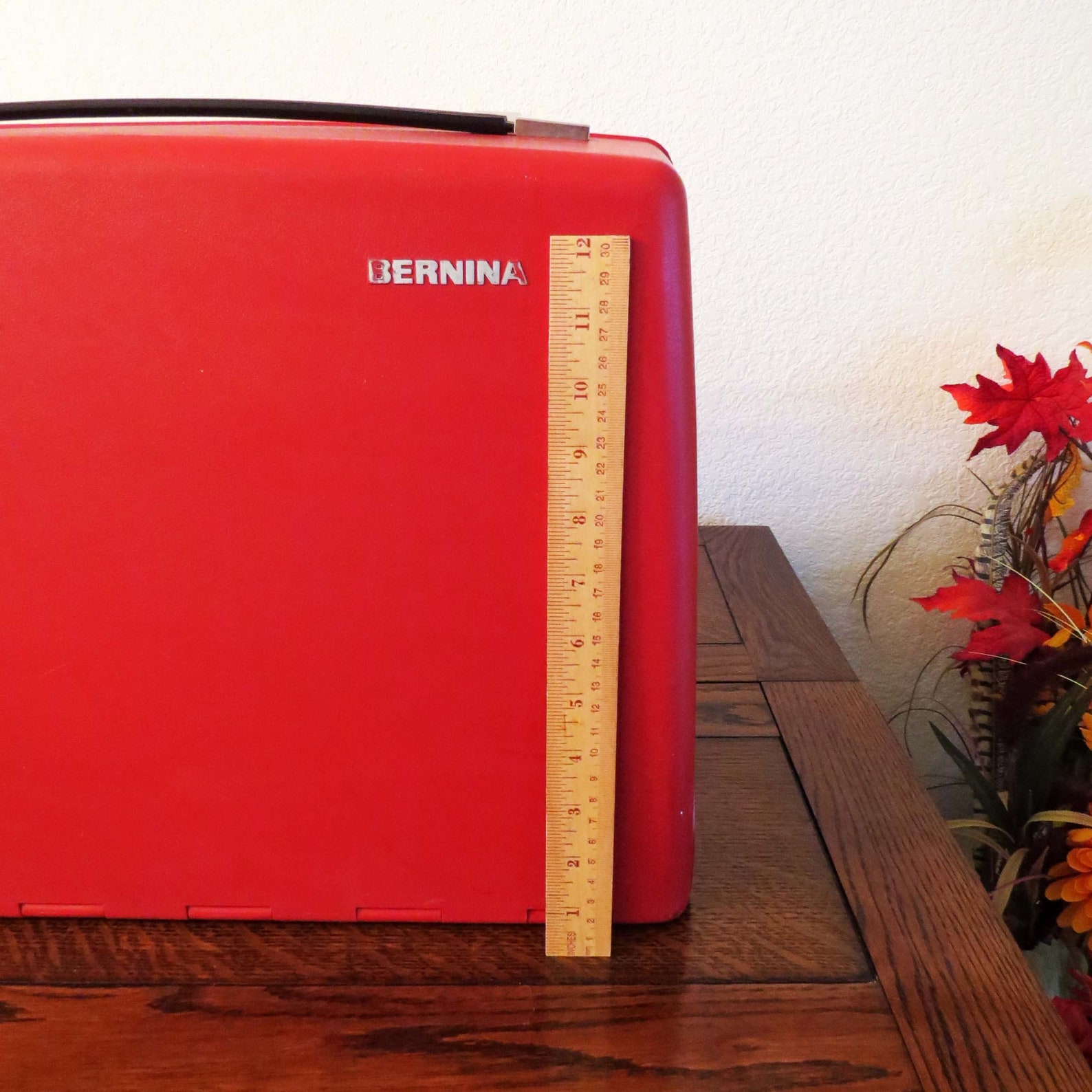 Vintage BERNINA RED CARRYING Case for Sewing Machine 830 Etsy