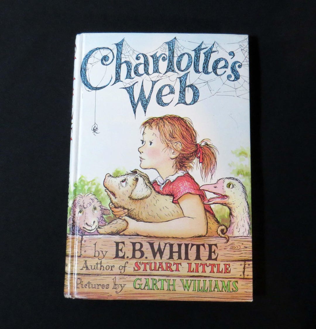 Vintage Charlotte's Web Hardbound Book: 1952 HB Edition, Garth Williams ...