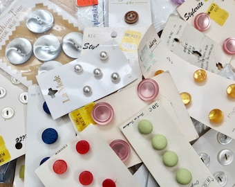 Vintage Buttons on Cards: 162 Sewing Notions, La Mode, Stylerite