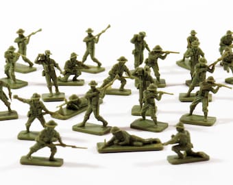 1/72 HO AIRFIX VINTAGE Japanese Infantry Soldiers Partial Set