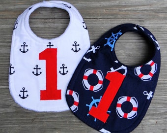 my first birthday bib boy