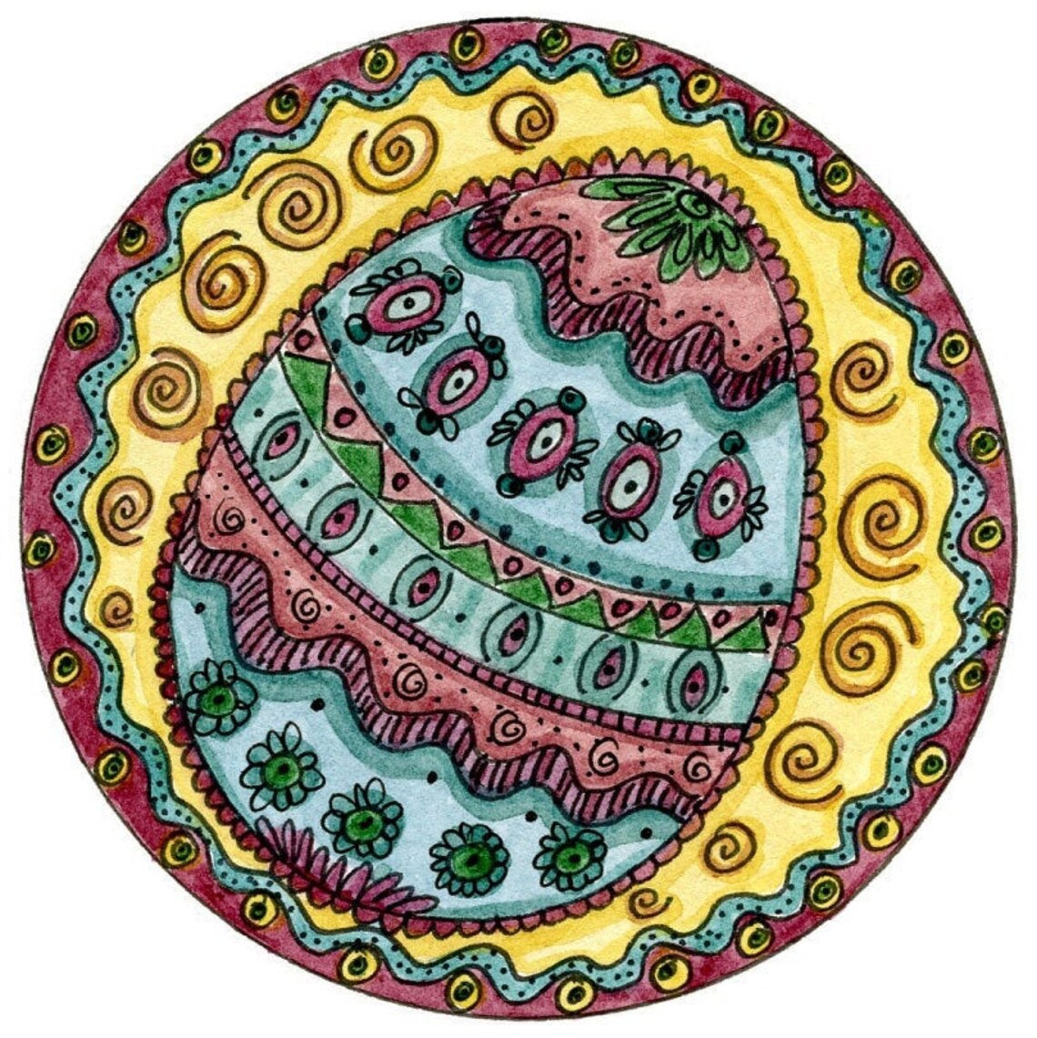 Be Renewed Artwork, Easter Wall Decor, Easter Egg Print, Easter Sign