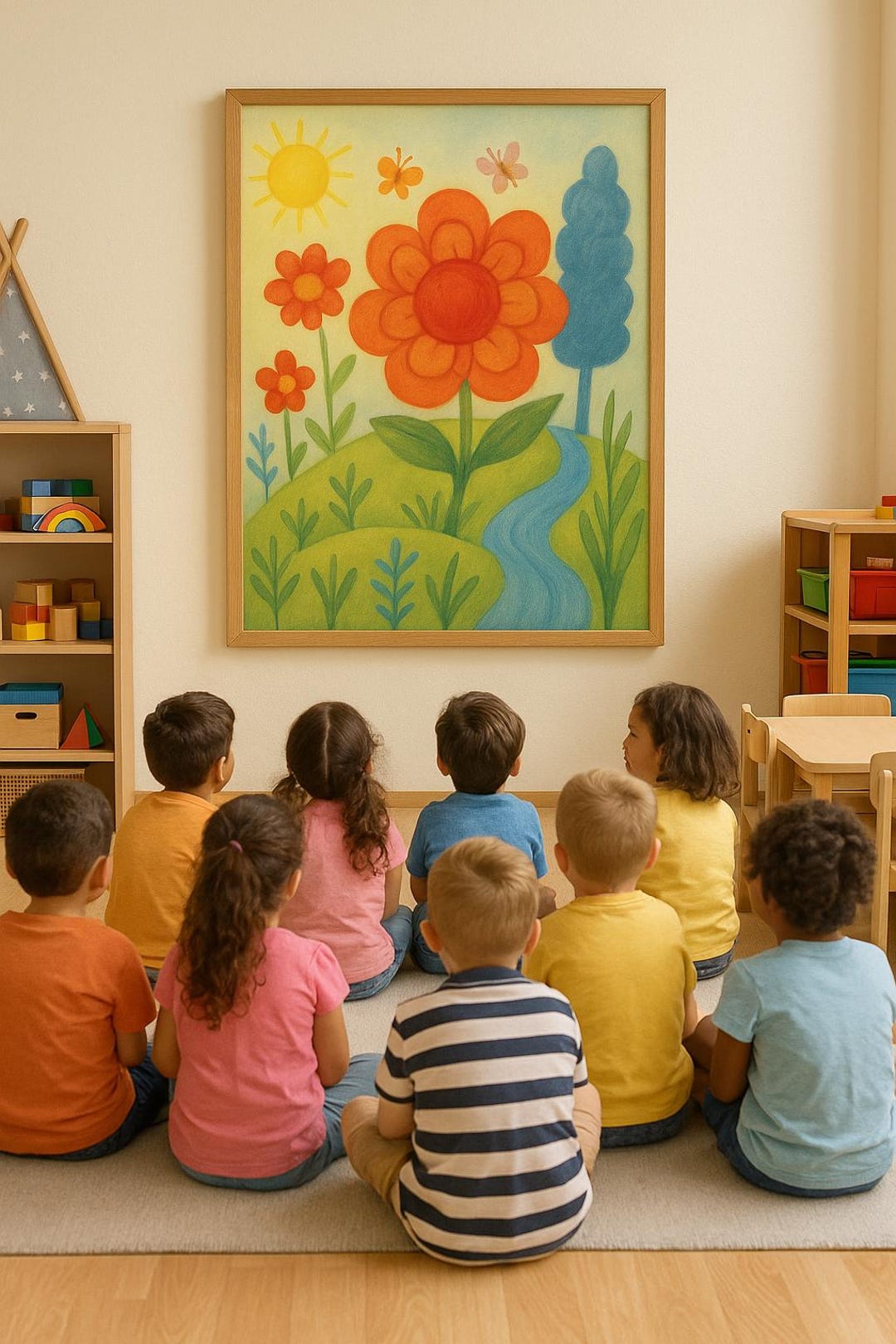 Nursery Wall Art Printable Set – Children’s Book Style Illustration ...