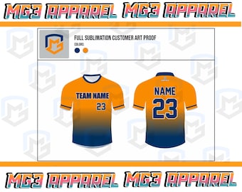Custom softball jersey full sublimation jersey Dryfit, Personalized team shirts customized team jerseys for adult and kids, full sublimation