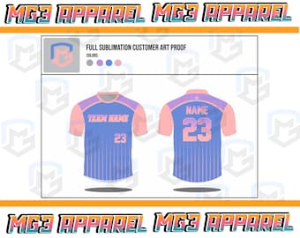 Custom softball jersey full sublimation jersey Dryfit, Personalized team shirts customized team jerseys for adult and kids, full sublimation