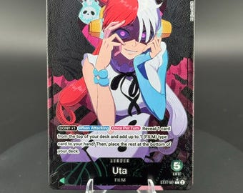 TEXTURED Uta ST11 One Piece Custom TCG Leader Card Proxy - Etsy