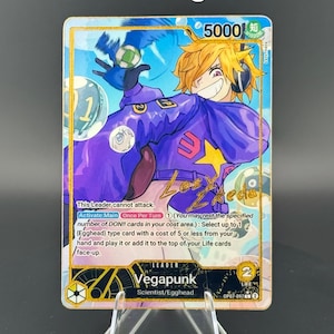 Vegapunk OP-07 One Piece Custom TCG Leader Card Proxy - Etsy