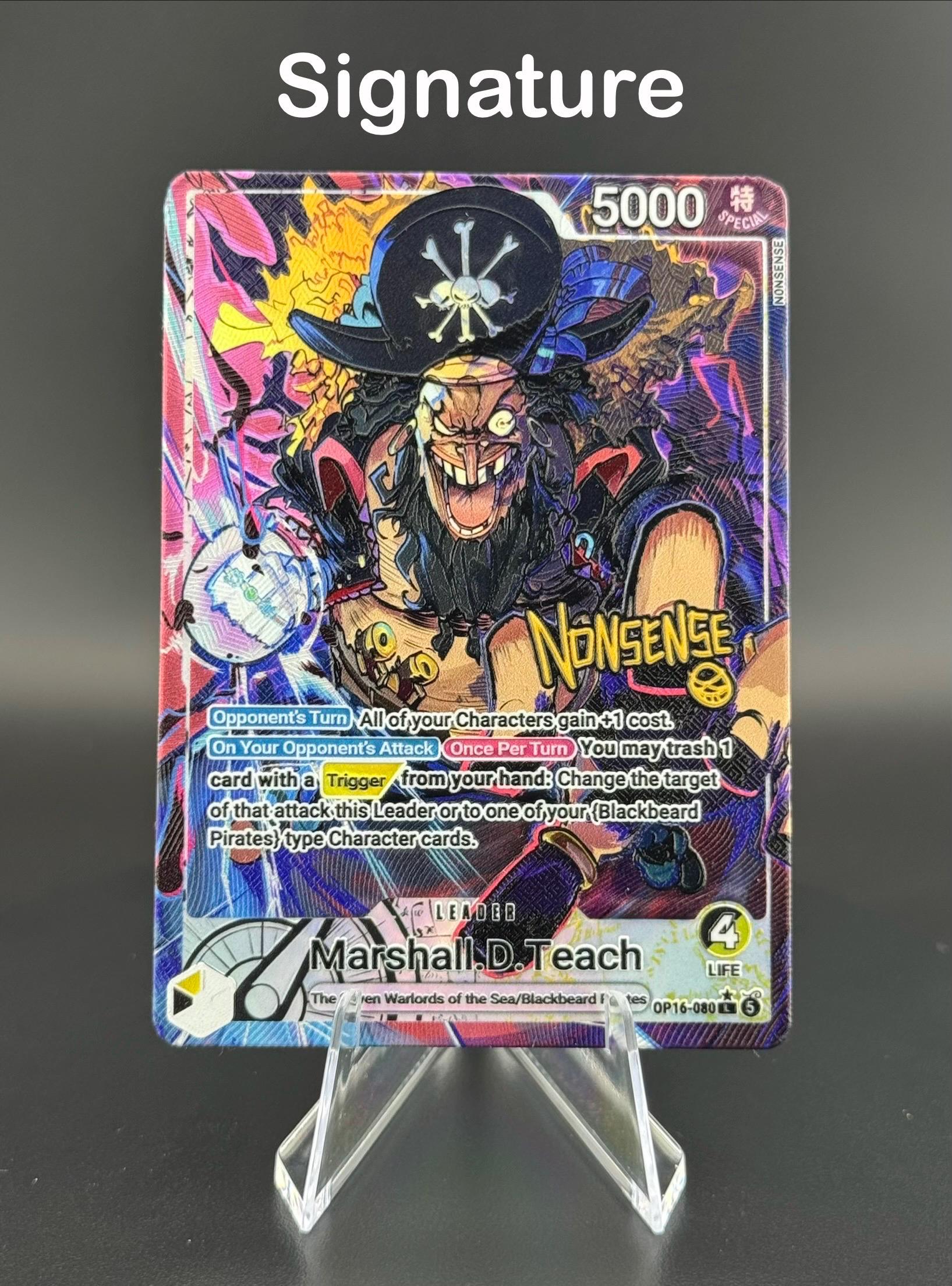 blackbeard card sleeves One Piece Trading Game Card Sleeves- Blackbeard/Marshall D. Teach (20pcs), Toys & Collectibles, Trading Cards, Trading Cards Accessories on Carousell One Piece Blackbeard Card Sleeve