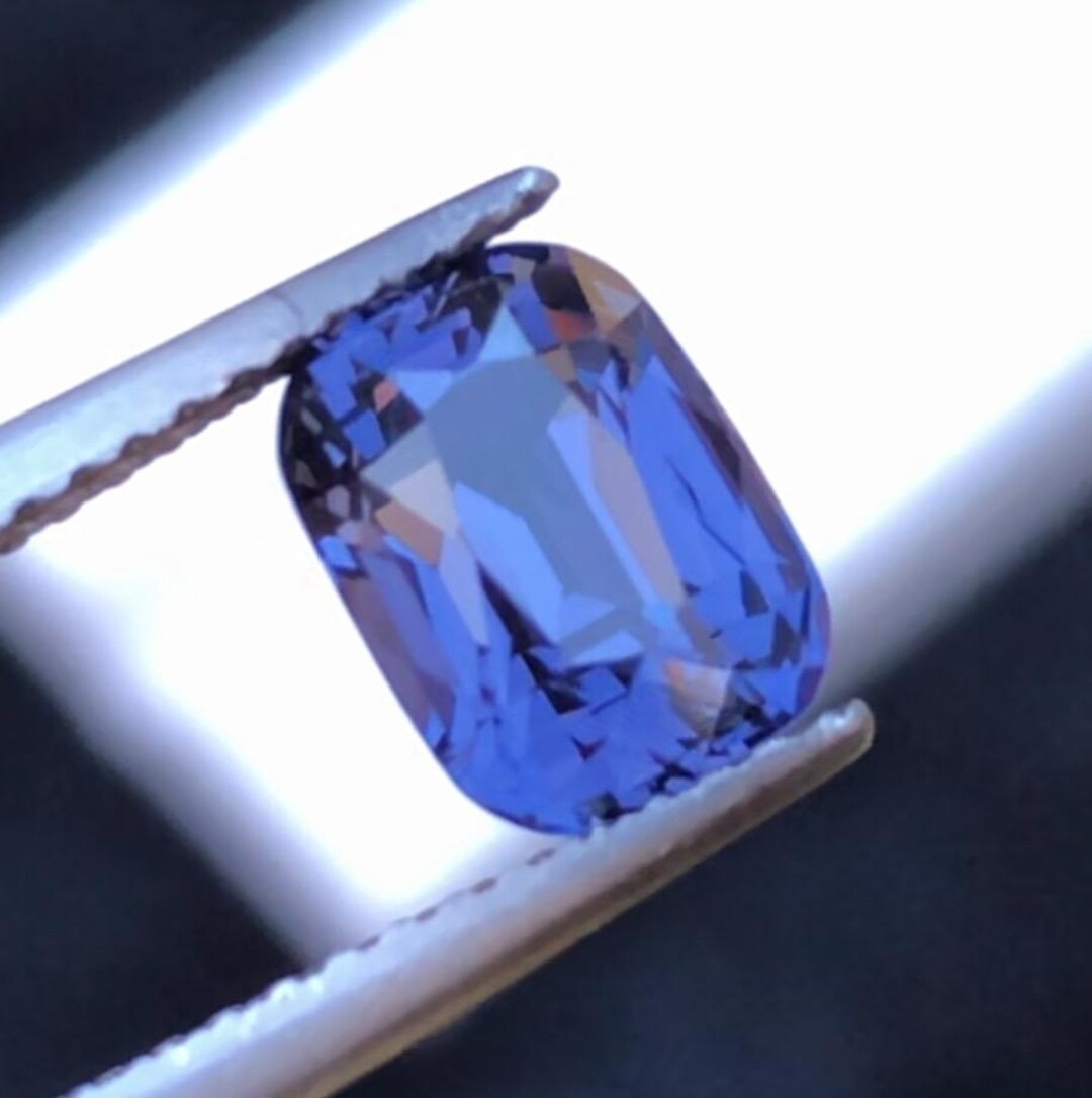 2.05 Ct Color Change Spinel Purplish Blue to Purple, Cushion