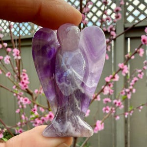 Amethyst Guardian Angel for Protection, Intuition & Spiritual Peace