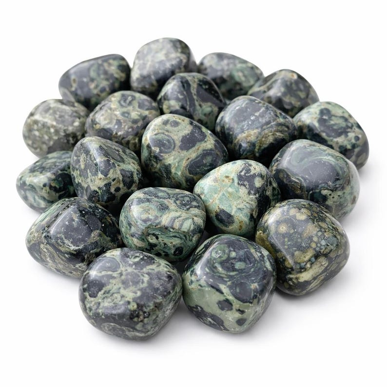 Kambaba Jasper Tumbled Stone – Natural Crystal for Grounding, Peace, Protection & Ancient Earth Energy image 6
