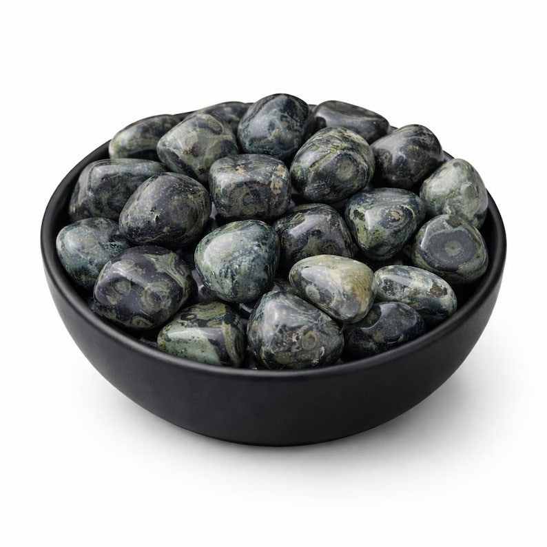 Kambaba Jasper Tumbled Stone – Natural Crystal for Grounding, Peace, Protection & Ancient Earth Energy image 5