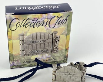 Longaberger Cottage Gate Metal Basket Tie On Accessory 2000 | 1.5" #73326