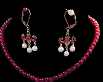 Garnet collection set w/ nickel-free closures