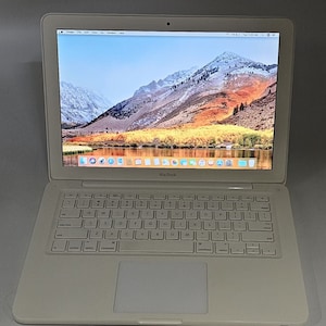 Vintage White 2010 Apple MacBook A1342 Laptop with Core 2 Duo Processor