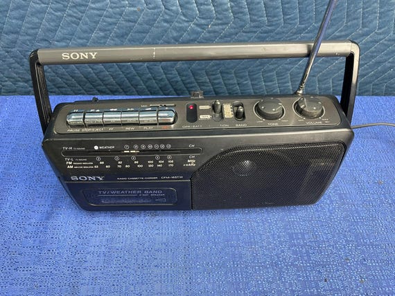 SONY FM/AM STEREO CASSETTE-CORDER ZX-7 ジャンク 即決 値下げ交渉あり