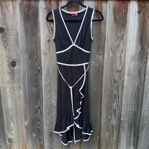 Vestido vintage Ruby Rox Y2K blanco y negro