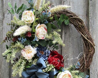 Elegant Victorian Heart Wreath – New England Wreath Company