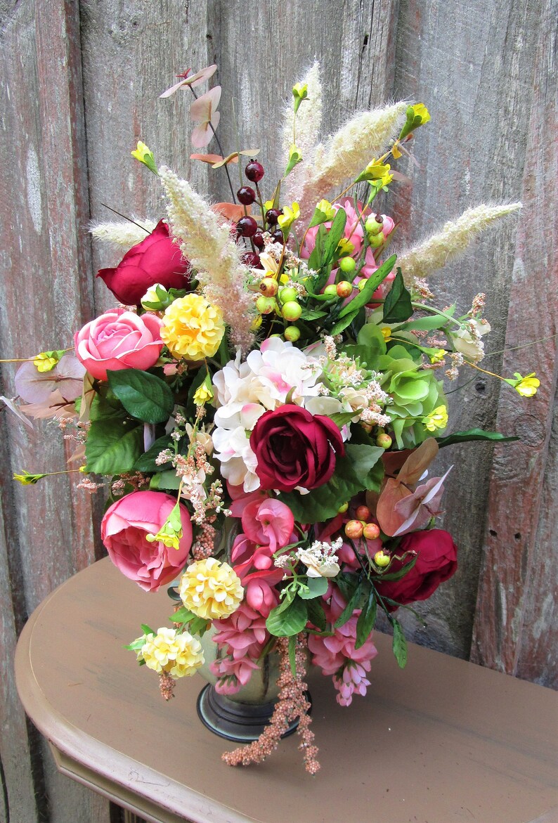 Elegant Floral Arrangement Victorian Centerpiece Designer Etsy