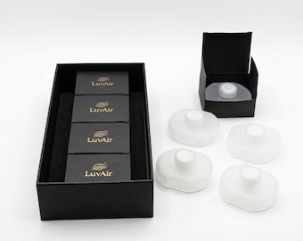 Empty Refill Cartridge Set of 4 for Car Diffuser | Reusable Replacement Bottles for LuvAir Aroma Diffuser