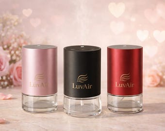 LuvAir Waterless Essential Oil Diffuser for home, Battery Powered, Aromatherapy, optional premium natural oil fragrance.