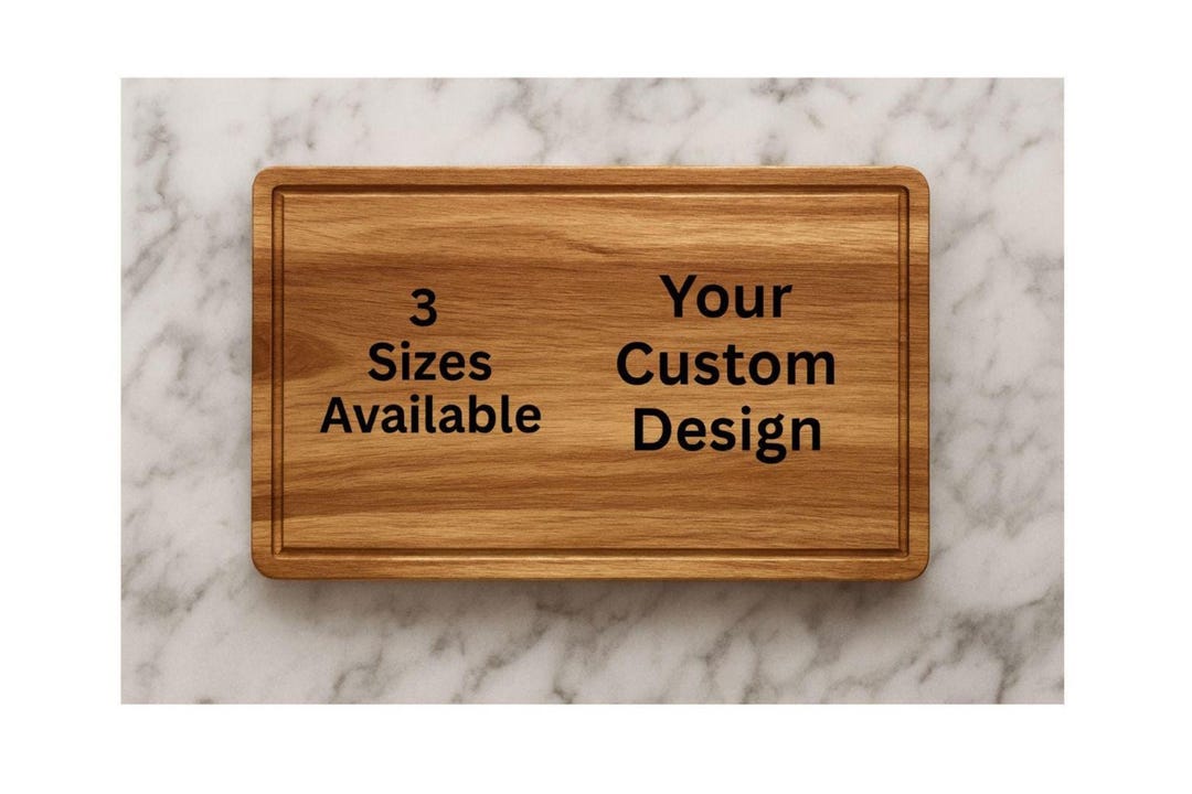 Personalized Acacia Wood Charcuterie Cutting Board Custom Engraved Gift ...