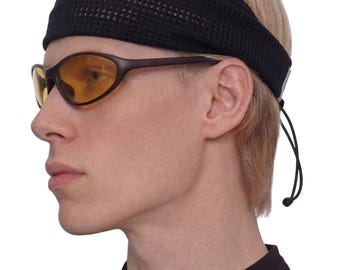 Mesh Hairband Running Headband Adjustable Elastic Band Breathable Quick Dry Sports Headband Korea