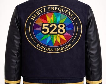 Chaqueta universitaria LumaFonds® Crown Edition 528 «Emblema Aurora» — Edición abierta