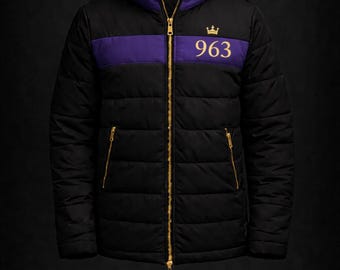 Chaqueta universitaria Frequency Field de LumaFonds® Edición de primavera