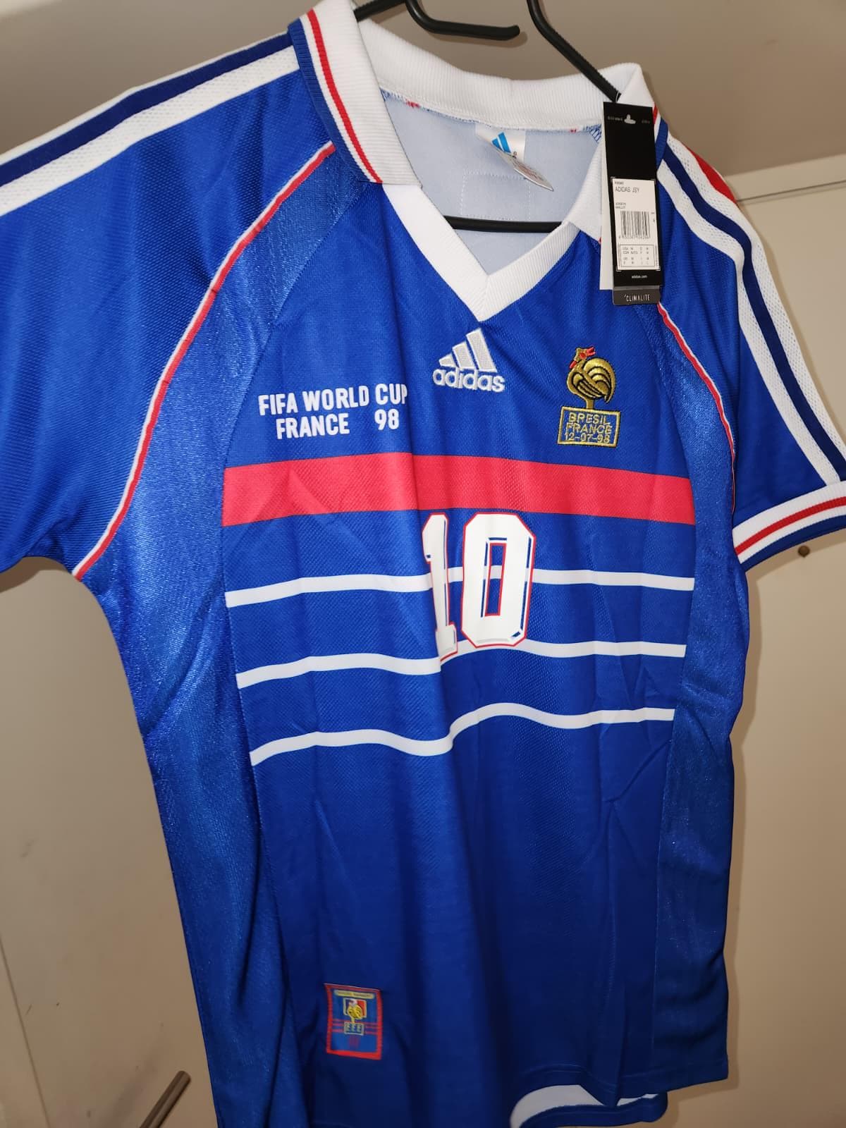 Zidane 1998 France Home Vintage Jersey - Etsy Israel