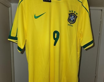 Retro Jersey Ronaldo Brazil 1998 vintage
