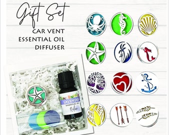 Car Vent Diffuser Tropical Gifts, Beach Gift Ideas Beach Car Accessories Beachy Gifts, Aromatherapy Gift, Car Vent Essential Oil Diffuser