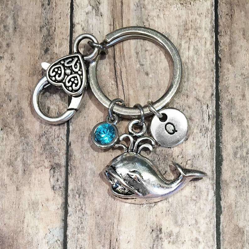 Whale Keychain Whale Gift Personalized Keychains for Kids Etsy