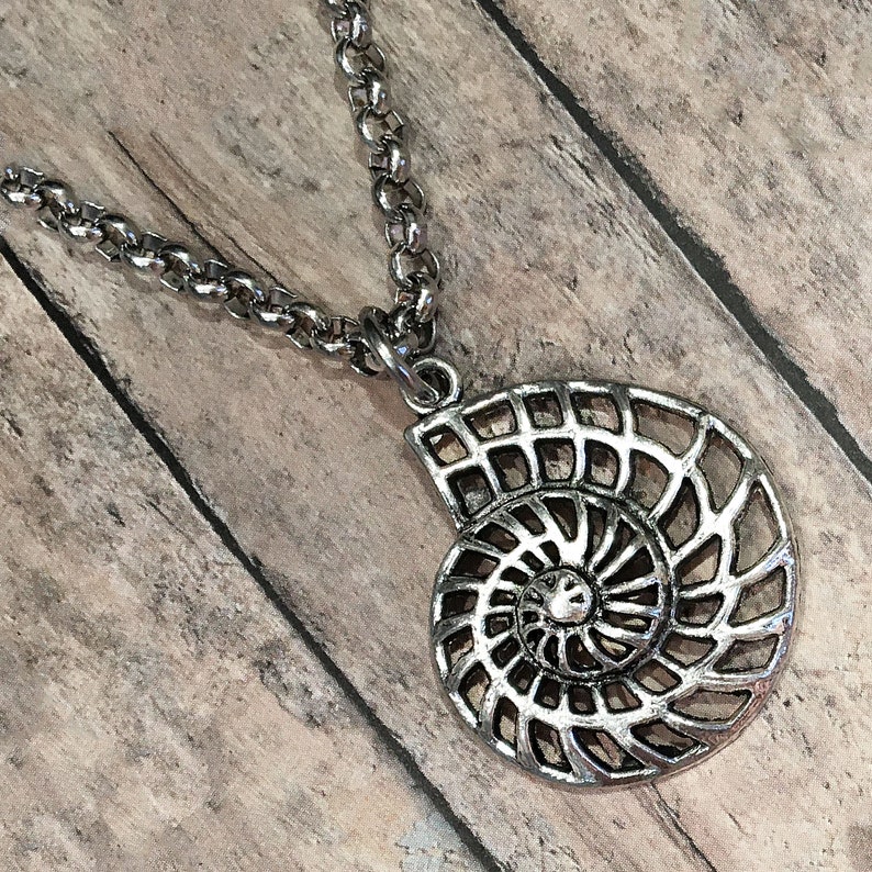 Nautilus Necklace Nautilus Jewelry Nautilus Pendant Nautilus Etsy