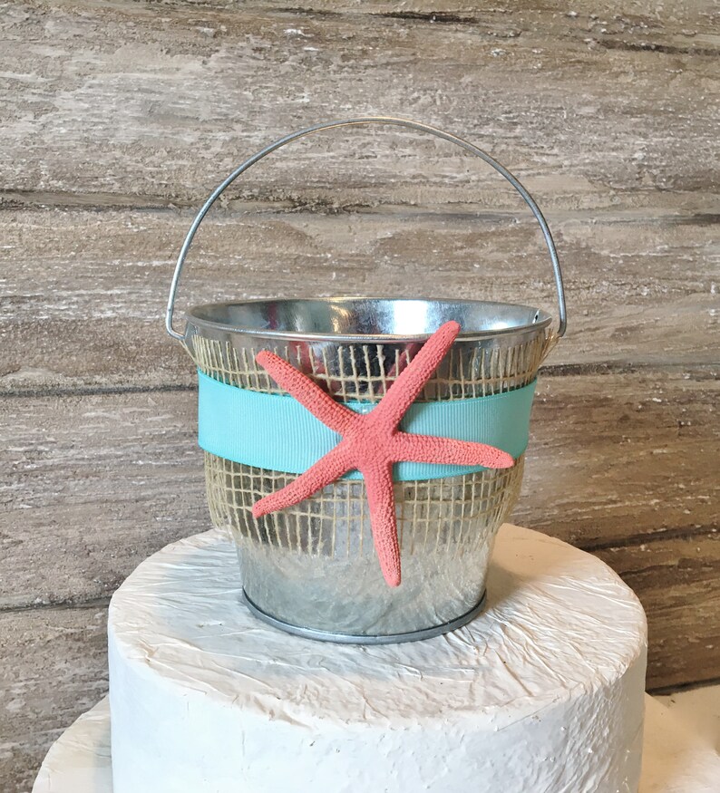 Beach Wedding Sand Pail Beach Bucket Favor Beach Wedding Etsy