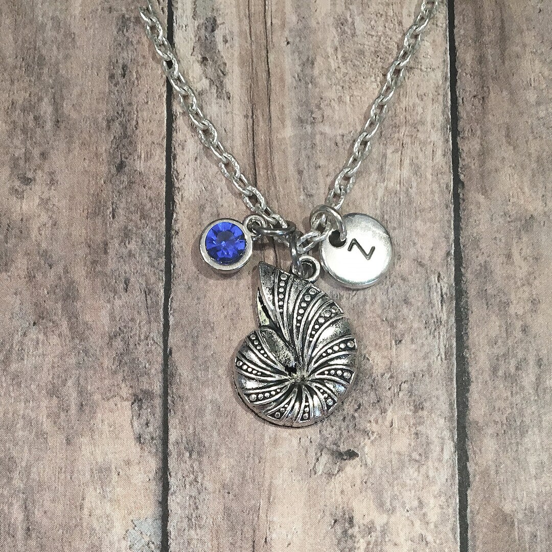 Nautilus Necklace, Nautilus Jewelry, Nautilus Shell Jewelry, Ammonite