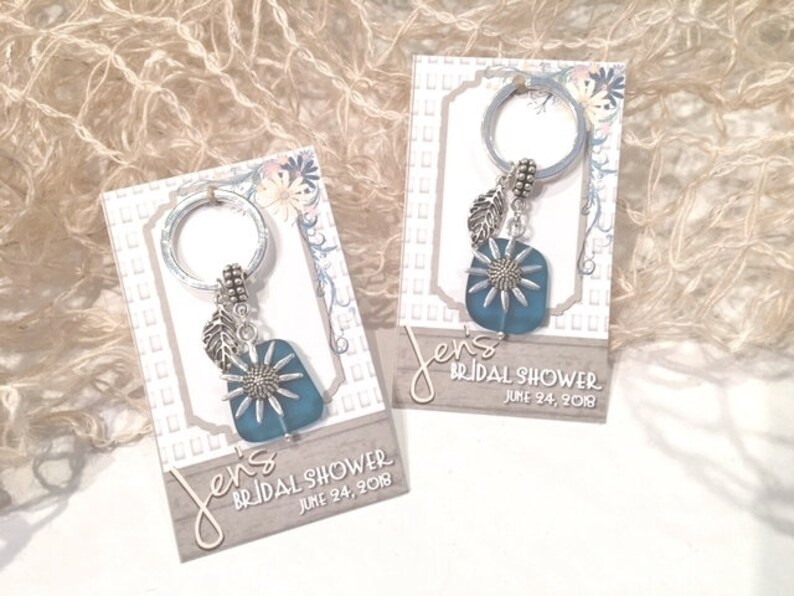 10pc Flower Keychain Favors Flower Party Favors Flower Etsy