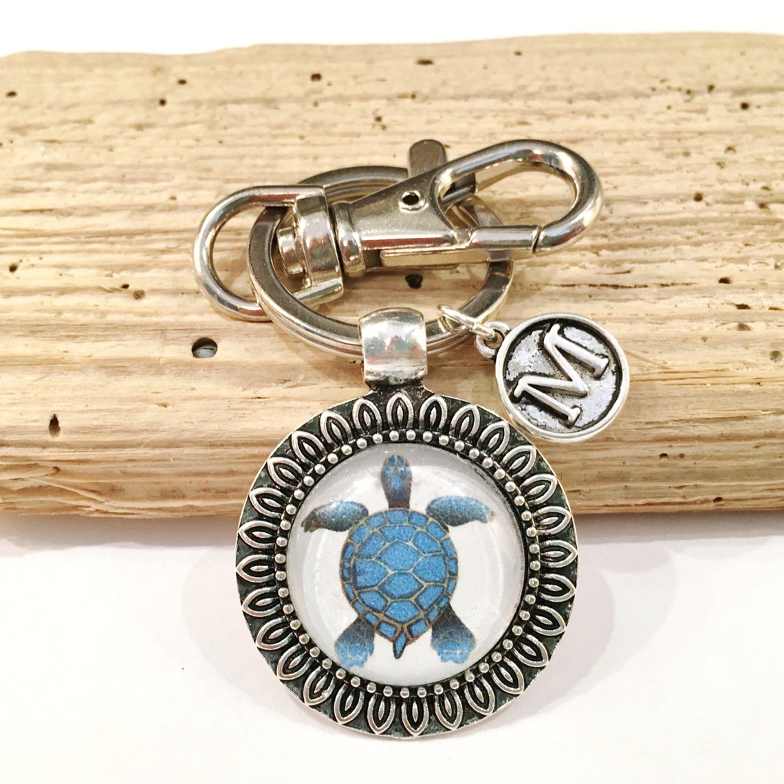 Sea Turtle Keychain Sea Turtle Key Chain Sea Turtle Gifts Etsy
